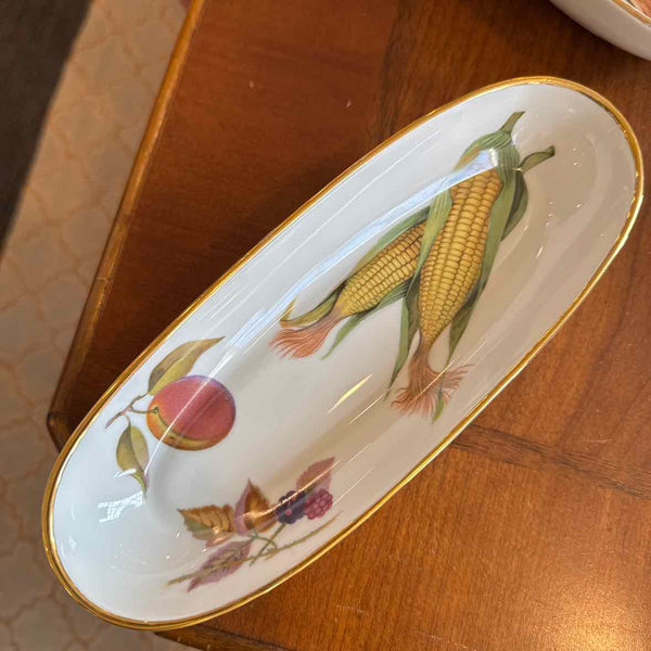 Royal Worcester "Evesham" Corn Cob Holder
