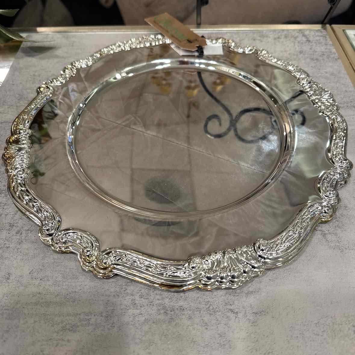 4 Davco Silver Chargers