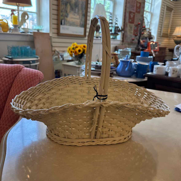 Vintage White Basket