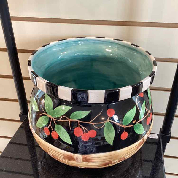 Ceramic Bowl With Cherries