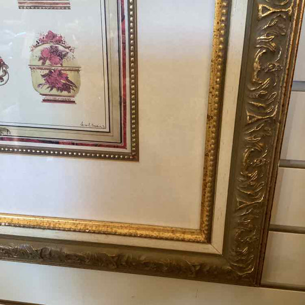 Decorative Porcelain Print - Framed Collection