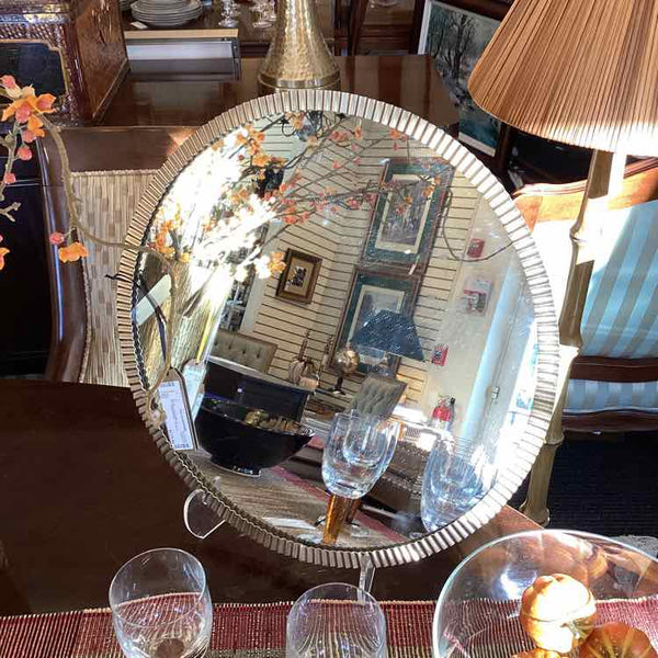 Round Gold Mirror