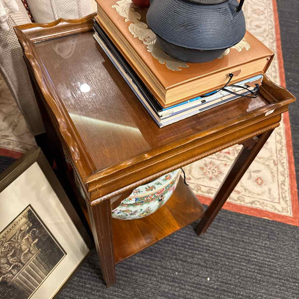 Side Table w/ Glass Top