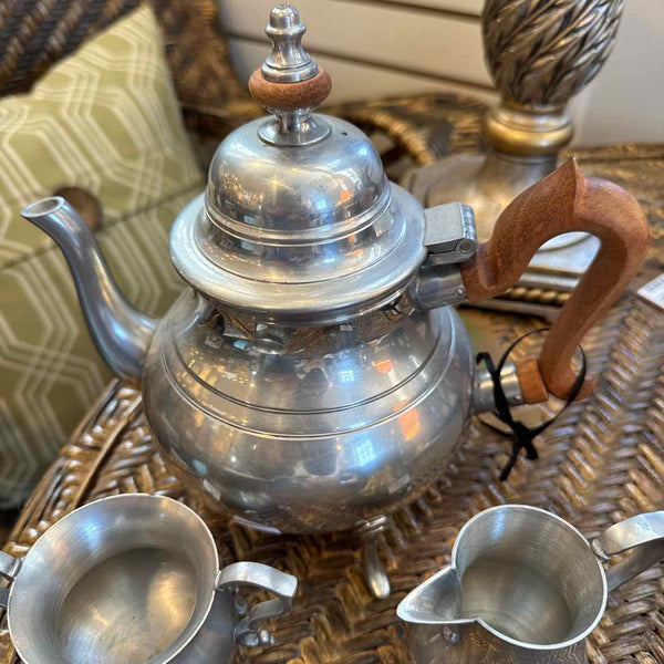 Pewter Tea Pot Set
