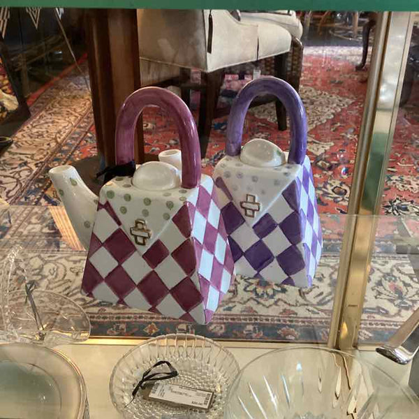 Pair Of Ceramic Tea Pots