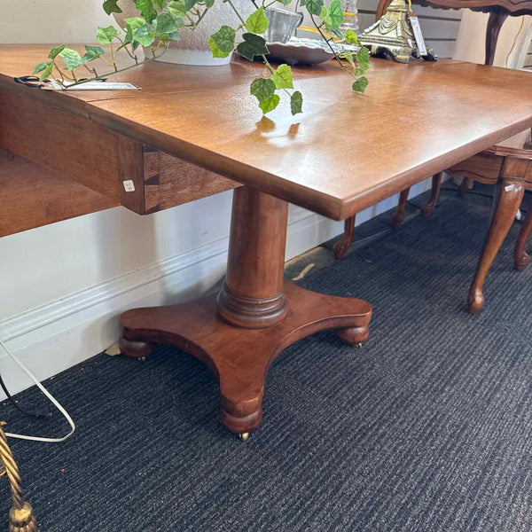 Ethan Allen Drop-Leaf Table & 4 Chairs