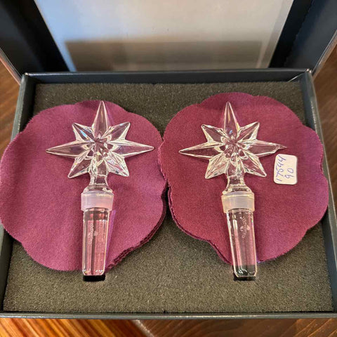 4 Waterford Decanter Stoppers "As Is"