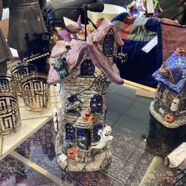 Ceramic Haunted House (Votive)