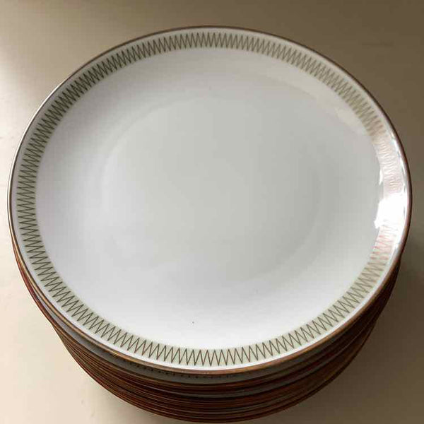 12 Mid-Century Salad/Dessert Plates