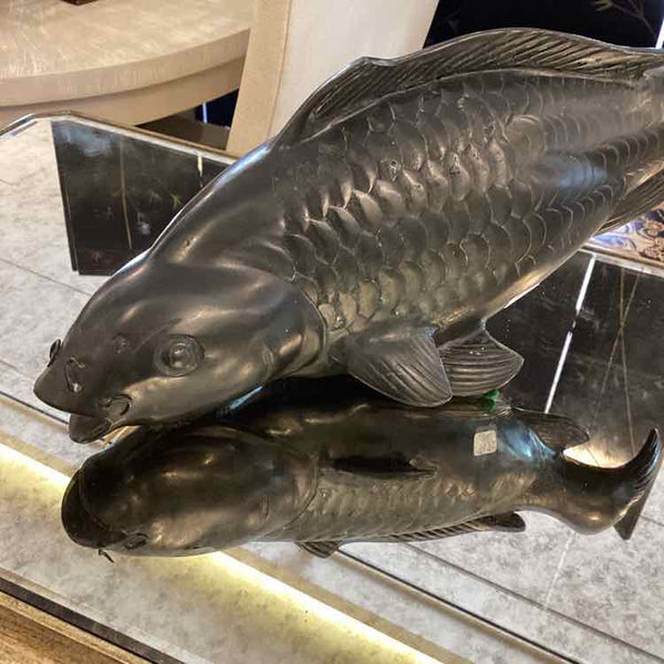Cast Iron Koi Figurine