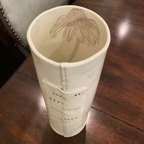 Signed Rae Dunn Ceramic Vase