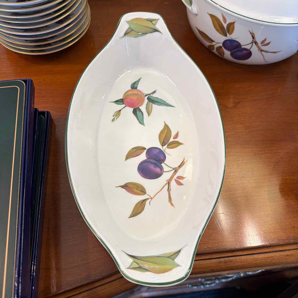 Royal Worcester "Evesham" Oval Baking Dish
