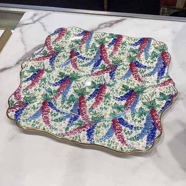 Square Chintzware Plate