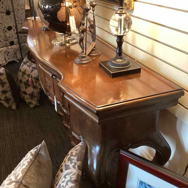 Antique Console with 2 Doors & 2 Drawers
