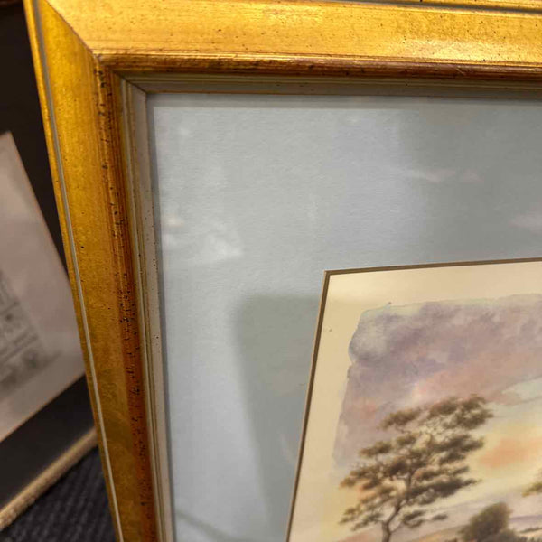 Country Sunset Watecolor