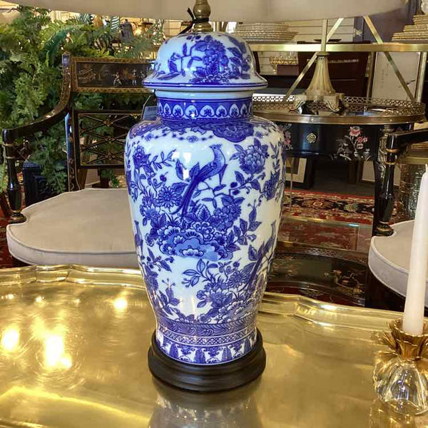 Scully & Scully Blue And White Lamp