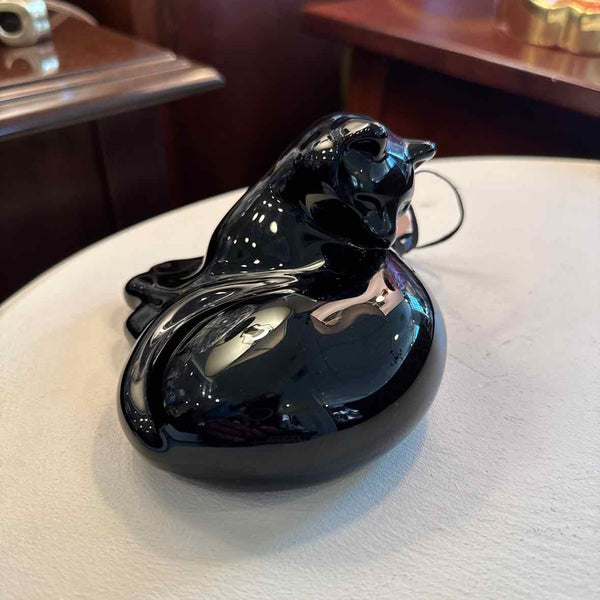 Baccarat Black Cat Figurine