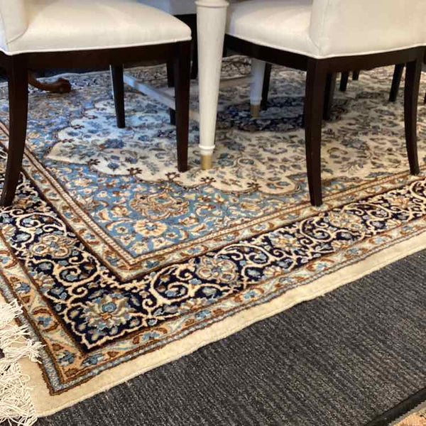 Navy & Ivory Oriental Rug