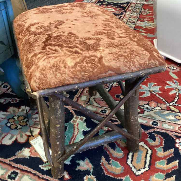Vintage Twig Footstool