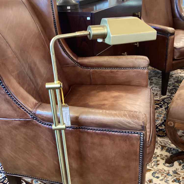 Double Pole Adjustable Gold Floor Lamp