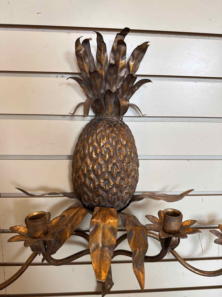 Pair of Pineapple Sconces
