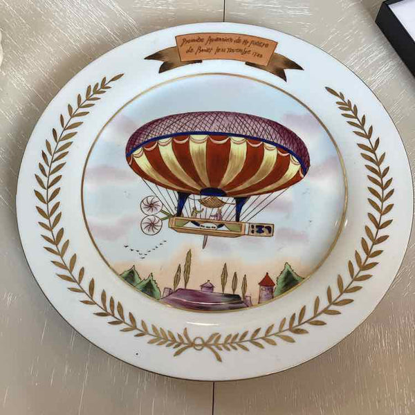Hot Air Balloon Montgolfier Plate
