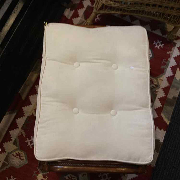 "As Is" Rattan Ottoman
