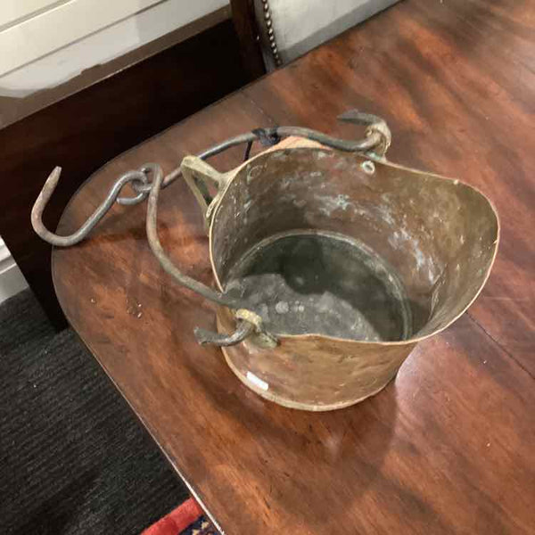 Vintage Copper Coal Scuttle