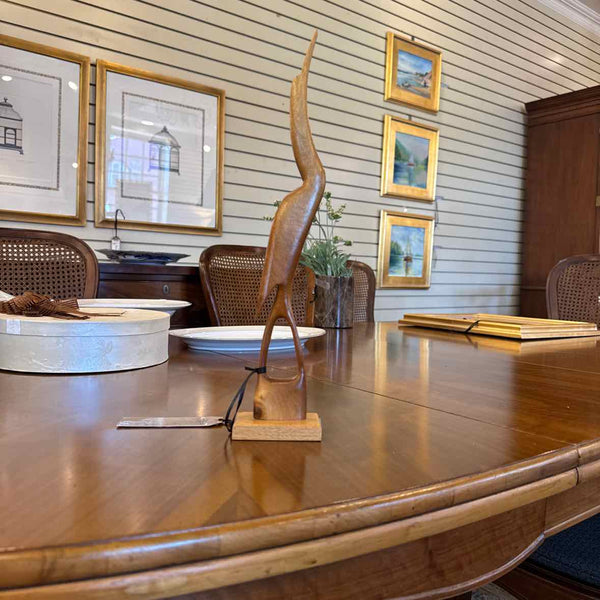 "As Is" Carved Wood Heron