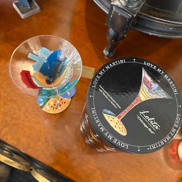 "Chicago - Tini" Martini Glass