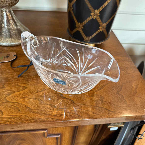 Crystal Gravy/Sauce Bowl