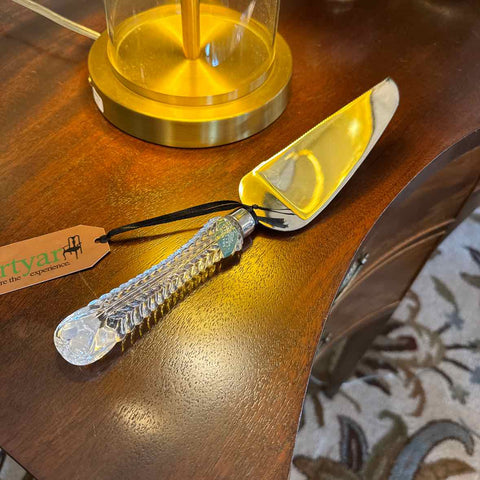 Crystal Handled Cake Server
