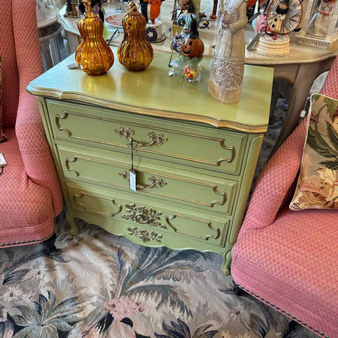 Vintage French Provincial Three Drawer Chest
