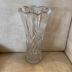 Flared Crystal Vase