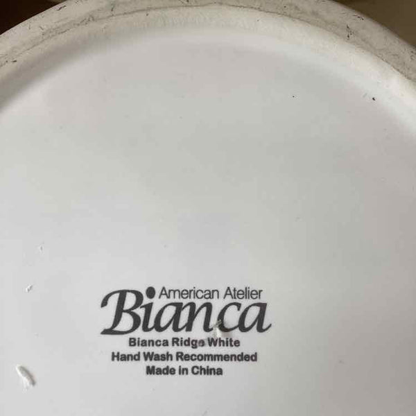 Set of 2 White Bianca Lidded Jars by American Atelier