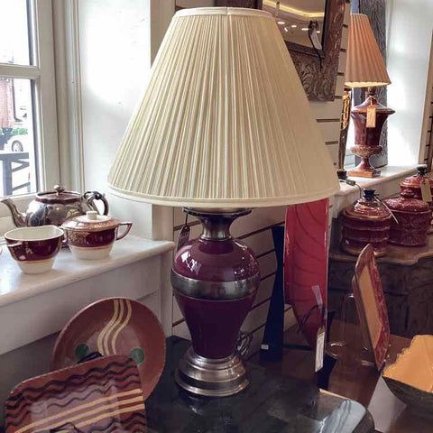 Red Base Lamp