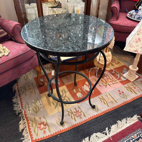 Granite End Table