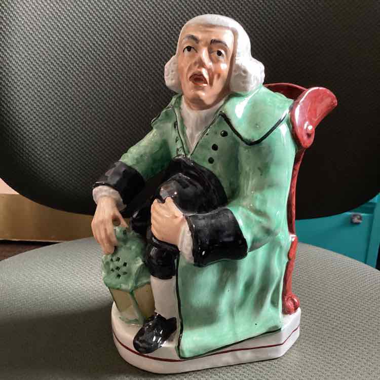 Staffordshire Toby Jug "The Night Watchman"