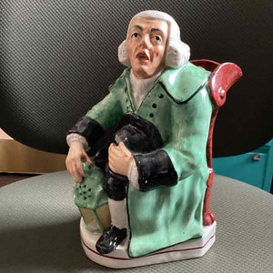 Staffordshire Toby Jug "The Night Watchman"