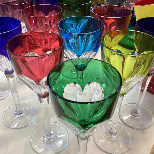 Twelve St. Louis Bristol Wine Glasses