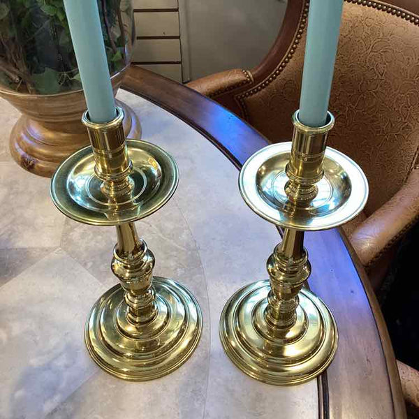 Pair Of Brass Candlesticks