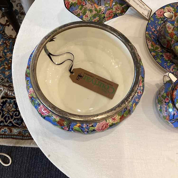 Crown Ducal Blue Chintz Bowl