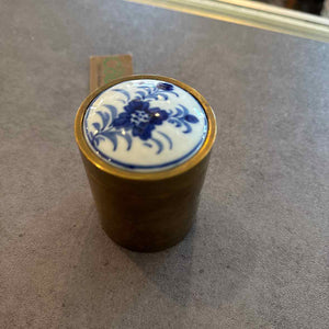 Round Brass Box