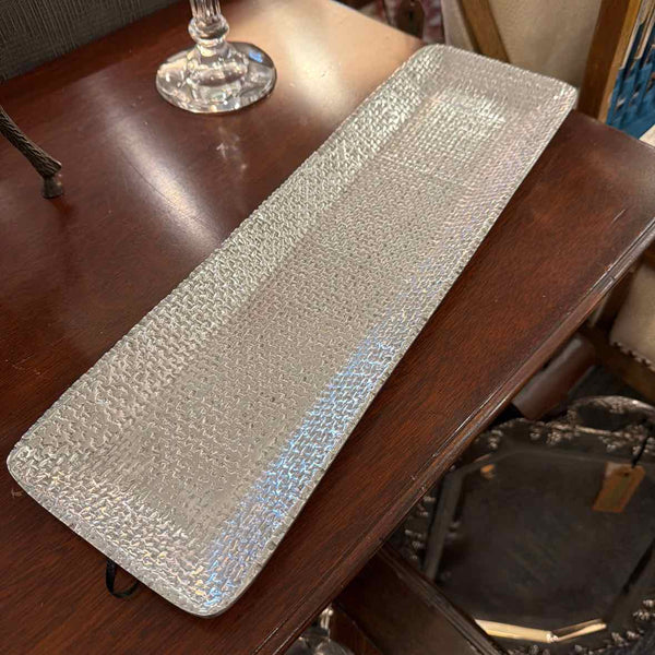Woven Pewter Tray
