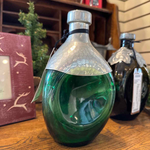 Antique Blown Glass w/Hand Hammered Detail