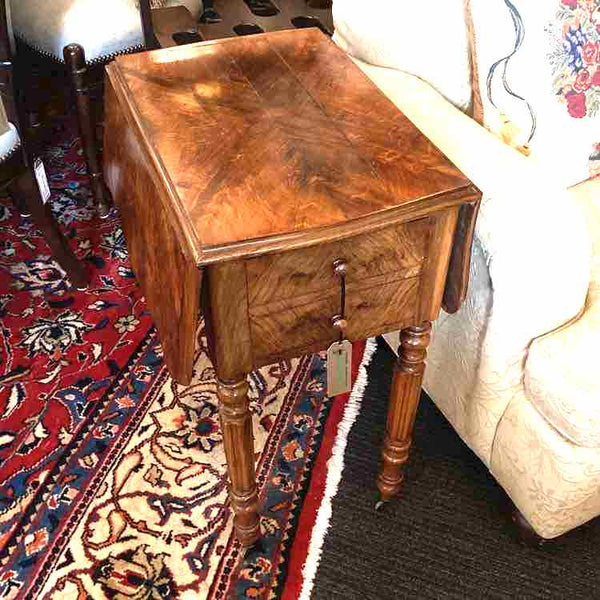"As Is" Vintage Drop Leaf Side Table