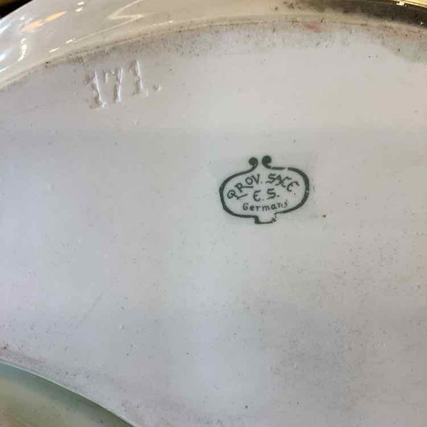 Handpainted Three Section Bowl with Bird