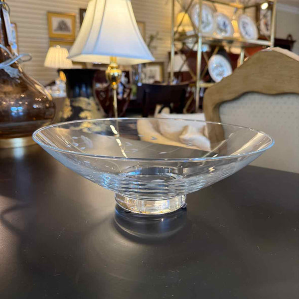 Etched Glass Bowl