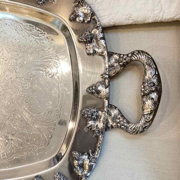 SLP Tray w/Handles & Grape Edge