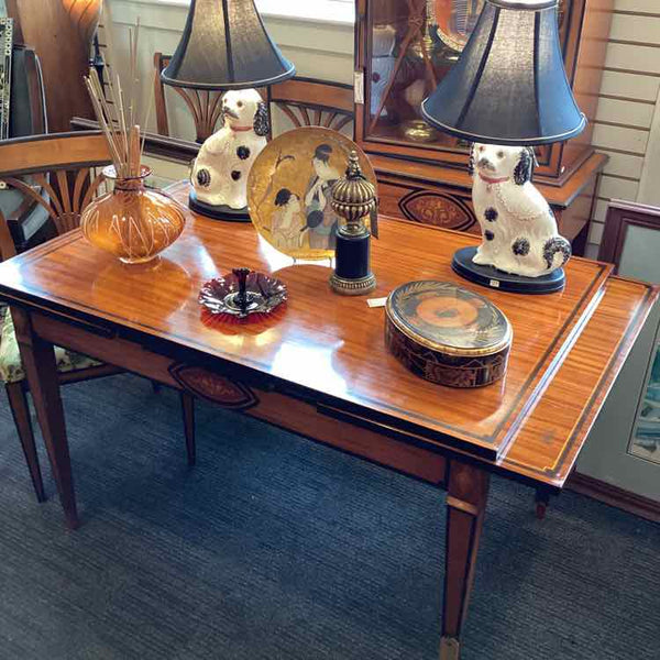 "As Is" Landstrom Furniture Dining Table And Six Chairs